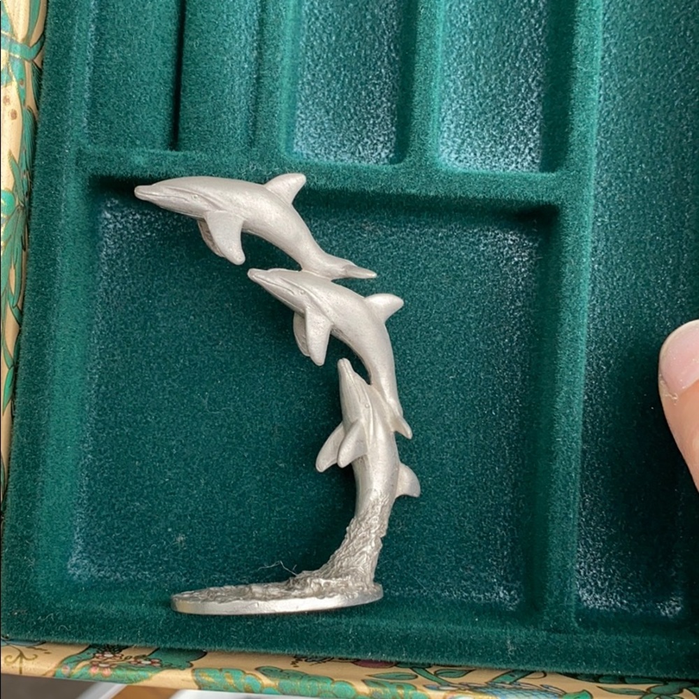 Pewter Dolphin collectible